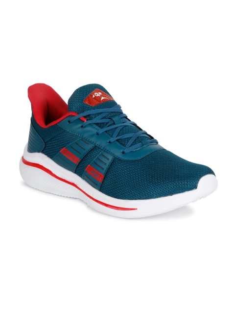 

JQR Men Teal Mesh Running Shoes