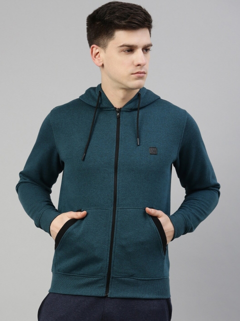 

Proline Men Teal Hooded Sweatshirt