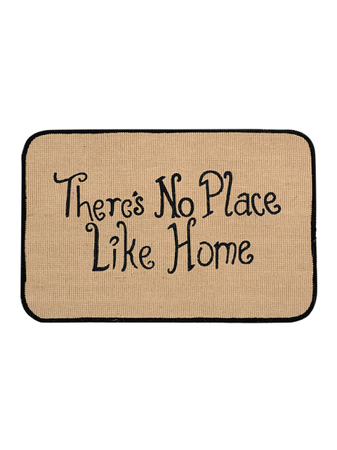 

Saral Home Beige Rectangular Anti-Skid Doormat