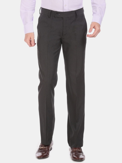 

Arrow Men Grey Slim Fit Trousers