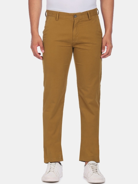 

Arrow Sport Men Brown Solid Regular Fit Chinos