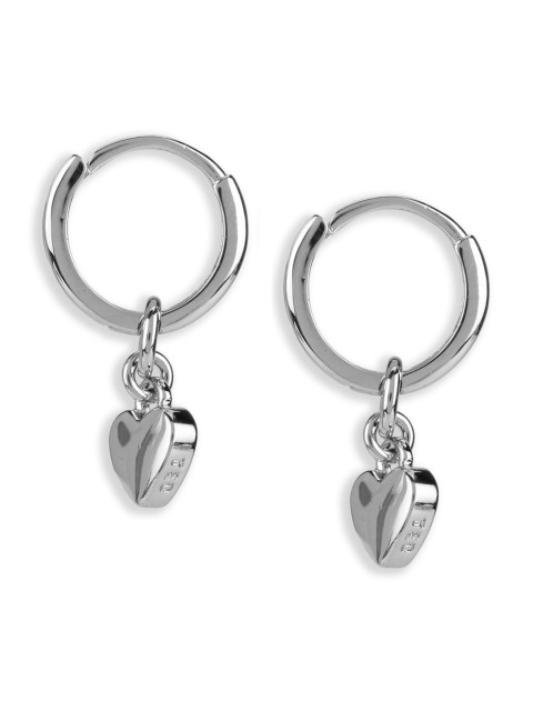 

Ted Baker Silver-Toned Heart Drop Earrings