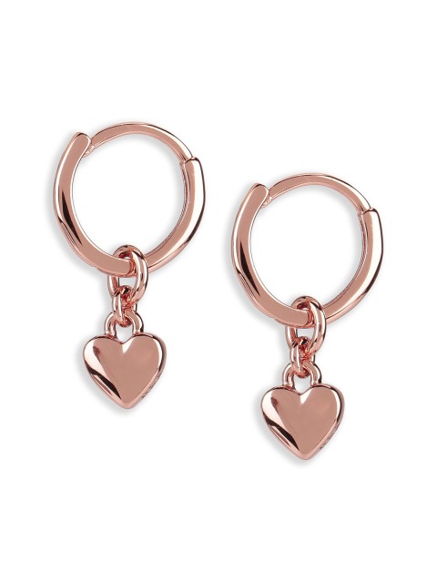 

Ted Baker Gold-Plated Pink Heart Shaped Drop Earrings