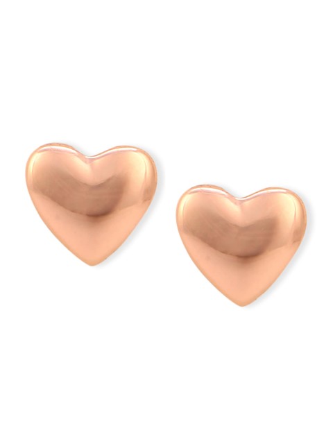

Ted Baker Rose Gold-Plated Heart Shaped Studs Earrings