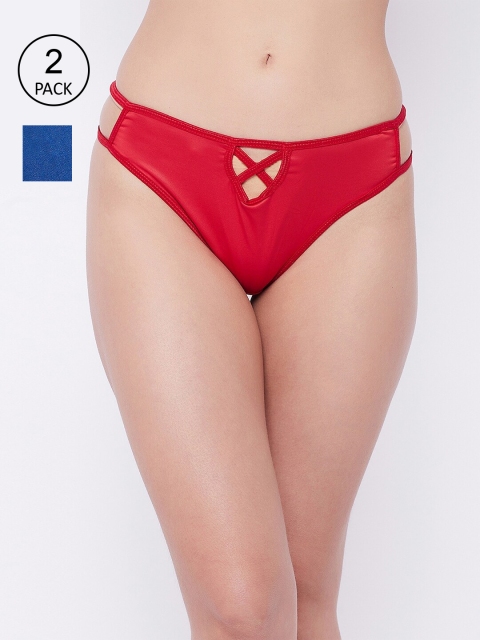 SECRETS BY ZEROKAATA Women Pack Of 2 Assorted Bikini Briefs