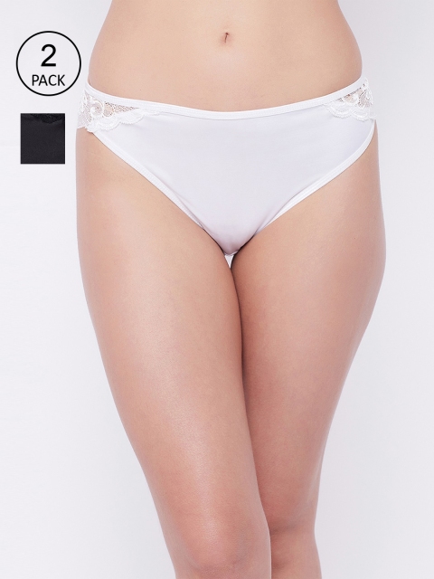

SECRETS BY ZEROKAATA Woman Pack of 2 Assorted Solid Bikini Briefs- SZASTPTY05048