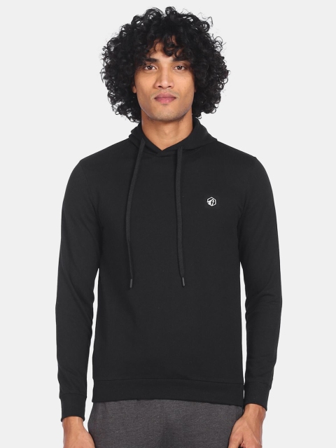

RUF & TUF Men Black Hooded Sweatshirt