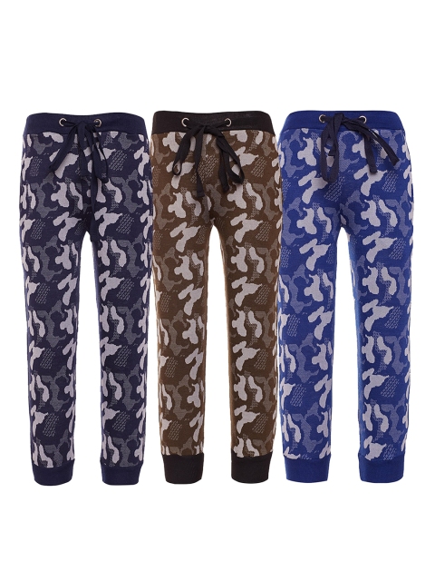 

Vimal Jonney Kids Multicoloured Cotton Pack of 3 Trackpants, Multi