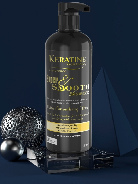 

KERATINE PROFESSIONAL Black Super Soft Smooth Shampoo 500 Ml