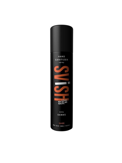 

Svish On The Go Sage Hand Sanitizer Spray 100 ml, Black