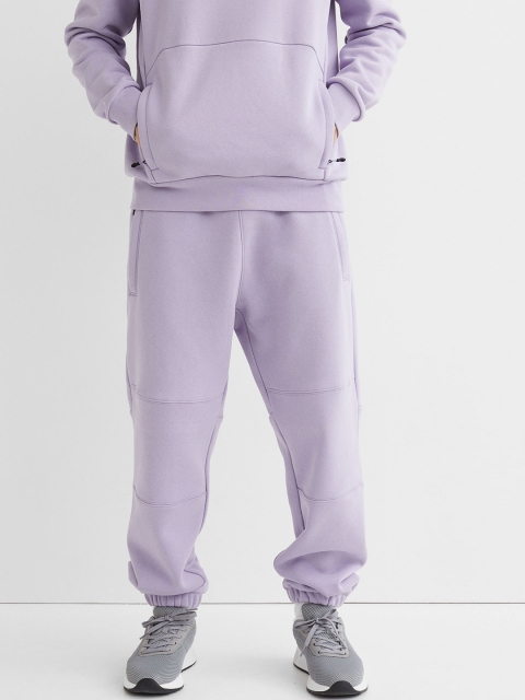 

H&M Men Purple Solid Sports Joggers
