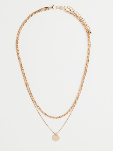 

H&M Gold-Toned Layered Pendant Necklace
