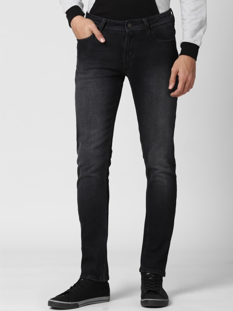 

Peter England Casuals Men Black Slim Fit Light Fade Jeans