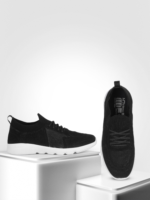 

M7 by Metronaut Men Black Solid Sneakers