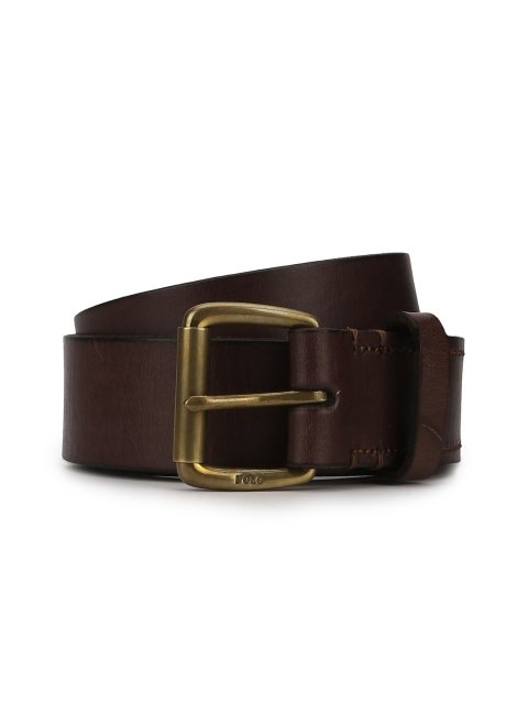 

Polo Ralph Lauren Men Brown Textured Leather Belt
