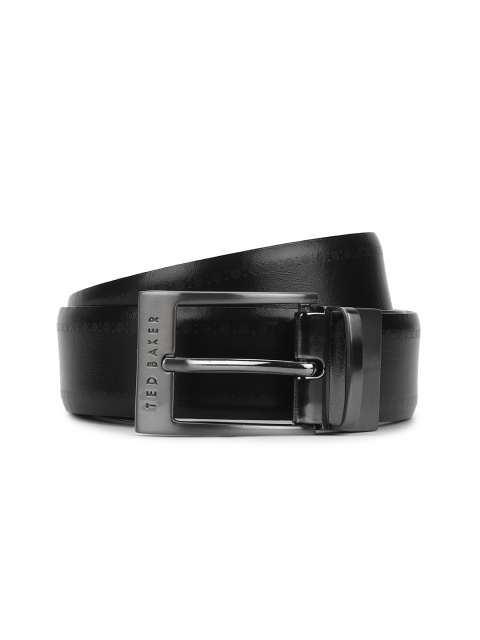 

Ted Baker Men Black Reversible Leather Belt