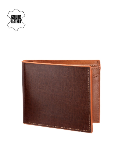 

Teakwood Leathers Men Brown Genuine Leather Wallet