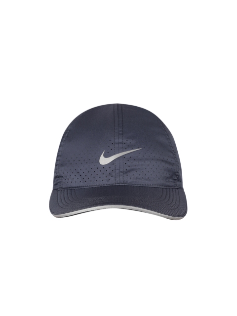 

Nike Unisex Blue Dri-FIT Aerobill Featherlight Perforated Snapback Running Cap