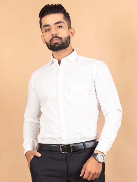 

Tistabene Men White Smart Casual Shirt