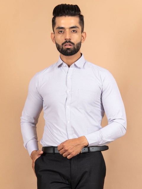 

Tistabene Men White Smart Cotton Formal Shirt