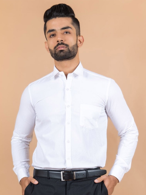 

Tistabene Men White Smart Formal Shirt