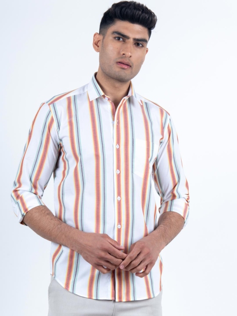 

Tistabene Men Multicoloured Striped Smart Casual Shirt, Multi