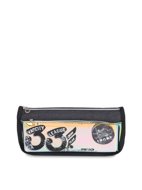 

Instabuyz Kids Black Printed Zipper Pencil Pouch