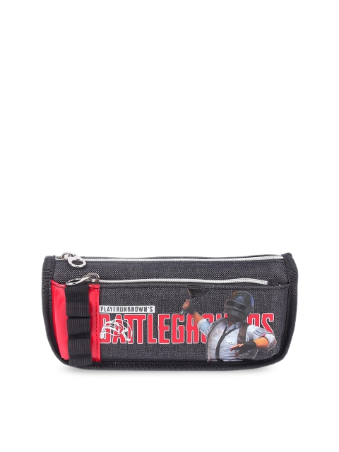 

Instabuyz Kids Black & Red Printed Zipper Pencil Pouch