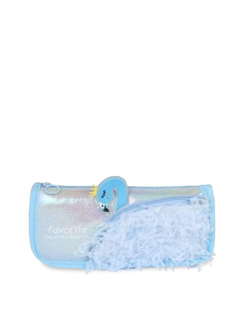 

Instabuyz Kids Blue Embellished Zipper Pencil Pouch
