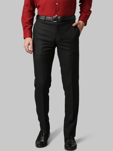 

Park Avenue Men Charcoal Grey Formal Trousers