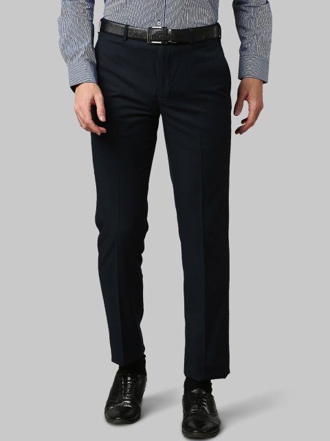 

Park Avenue Men Navy Blue Trousers