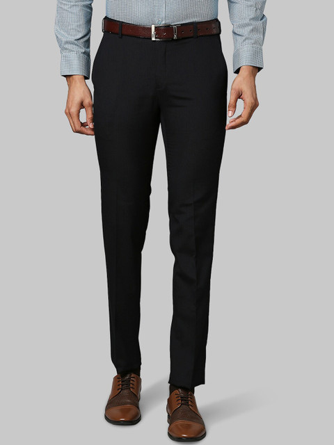 

Raymond Men Black Slim Fit Trousers