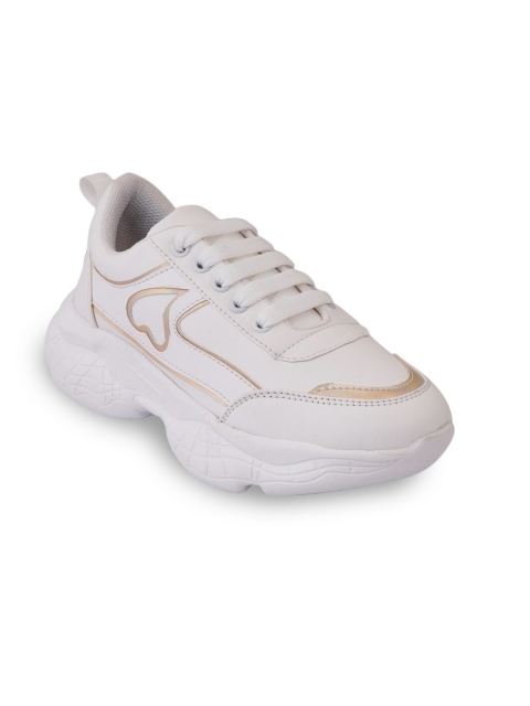 

SCENTRA Women White Walking Non-Marking Shoes