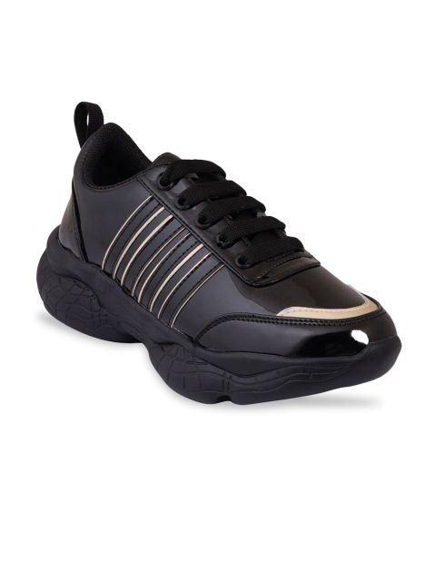 

SCENTRA Women Black Walking Non-Marking Shoes