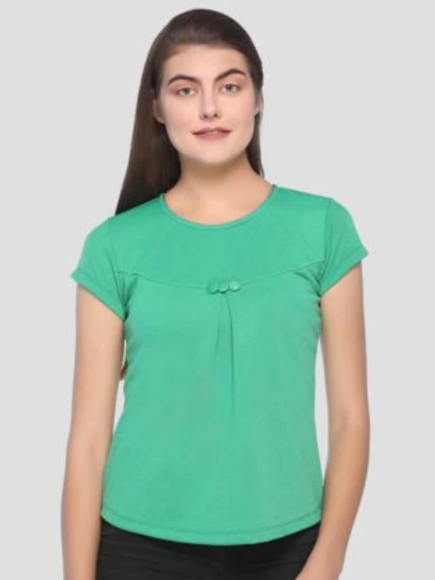

armure Women Sea Green Regular Top