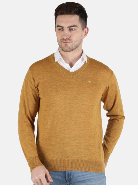 

Monte Carlo Men Gold-Toned Woolen Pullover