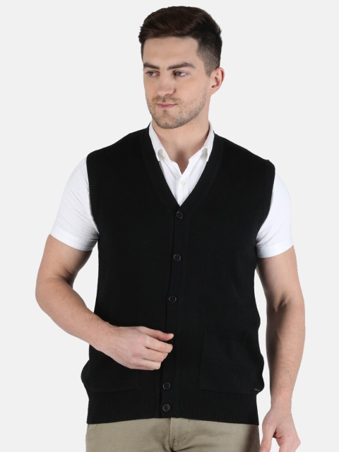 

Monte Carlo Men Black Woolen Cardigan