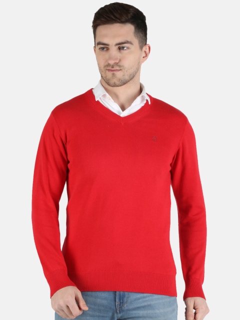 

Monte Carlo Men Red Cotton Pullover