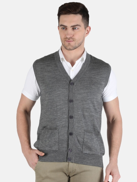 

Monte Carlo Men Grey Wool Cardigan