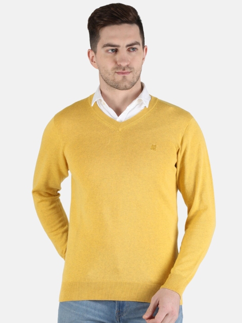 

Monte Carlo Men Yellow Cotton Pullover