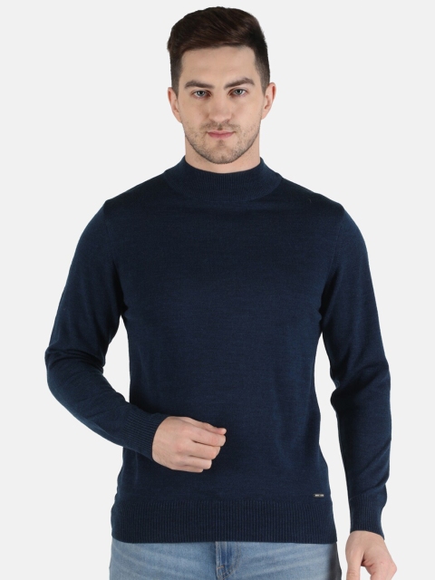 

Monte Carlo Men Navy Blue Wool Pullover