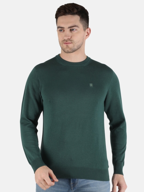 

Monte Carlo Men Green Cotton Pullover