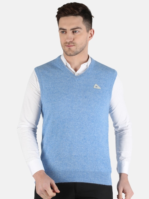 

Monte Carlo Men Blue Sweater Vest