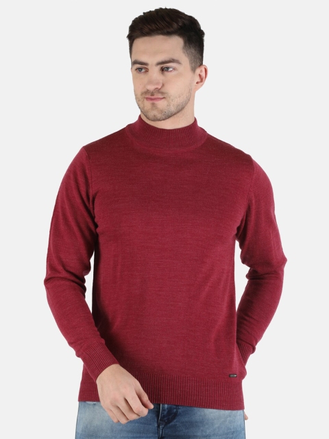 

Monte Carlo Men Red Woolen Pullover