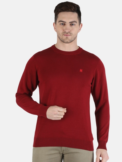 

Monte Carlo Men Maroon Cotton Pullover