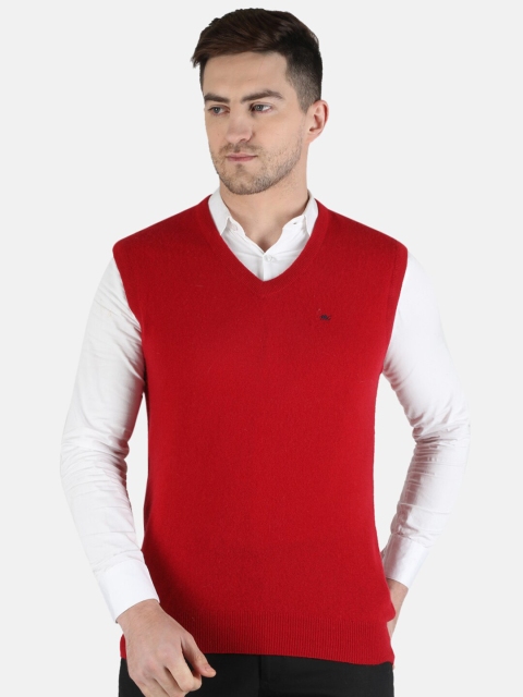 

Monte Carlo Men Maroon Wool Sweater Vest