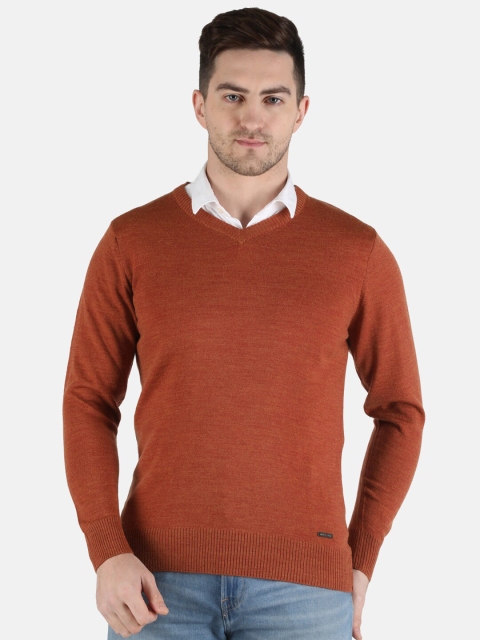 

Monte Carlo Men Orange Woollen Pullover