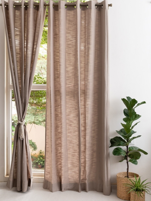 

The Yellow Dwelling Taupe Cotton Door Curtain