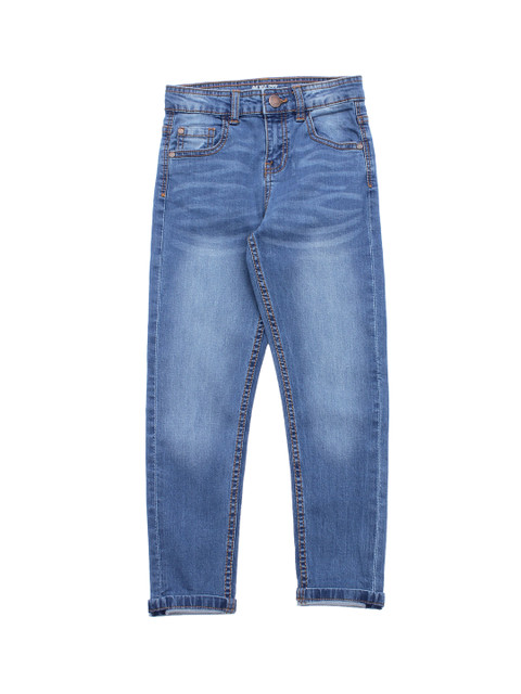 

Lil Lollipop Kids Blue Straight Fit Light Fade Jeans