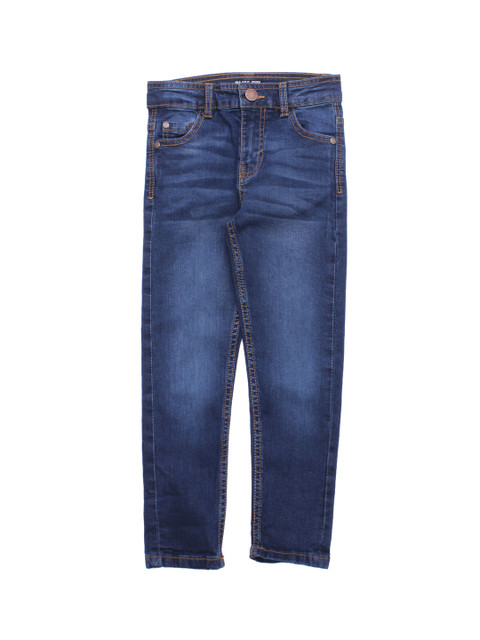 

Lil Lollipop Kids Navy Blue Light Fade Straight Fit Jeans